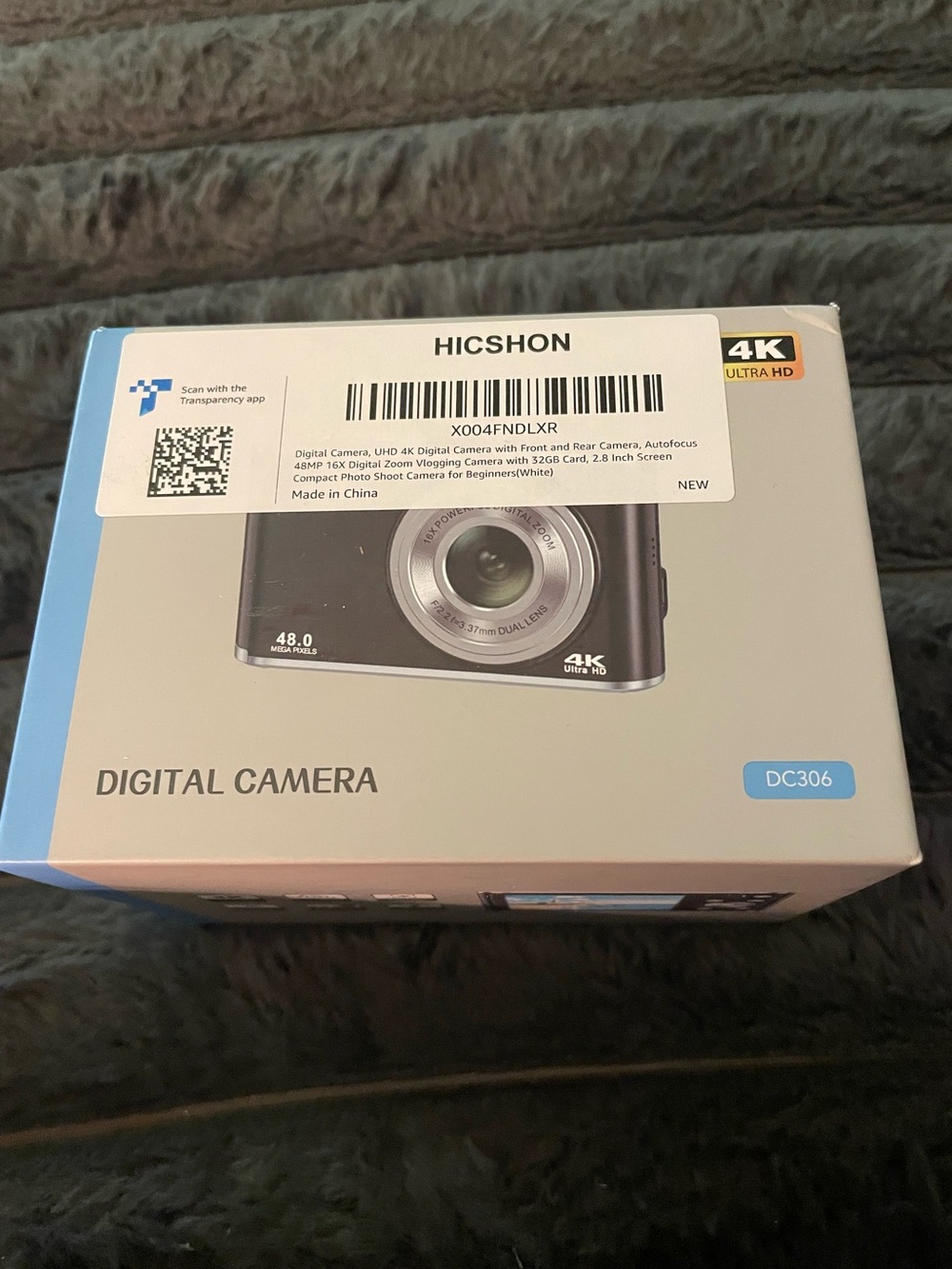 4K Digital Camera, 48MP Autofocus Camera NWT